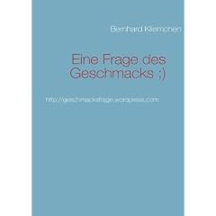 Eine Frage des Geschmacks ;): http://geschmacksfrage.wordpress.com