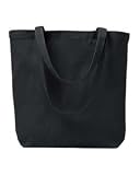 Econscious Everyday Tote In 100% Recycled Cotton Handbag - Black
