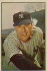 1953 Bowman Regular (Baseball) Card# 27 Vic Raschi of the New York Yankees Ex Condition