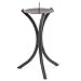 Worldwide Sourcing 7In Black Candle Holder VPN21000BK