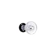 8 Gauge Clear Uv Single Flare Acrylic Cubic Zirconia Plug