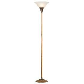 Alabaster Glass Torchiere Floor Lamp