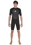 Mens Billabong Intruder 202 Shorty Wetsuit. Black Black Carr