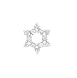 Sterling Silver CZ Pendant - Star of David