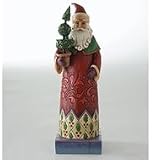 Jim Shore Santa W/ Topiary Tree