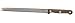 Ginsu Slicer with 9" Japanese stainless steel blade.