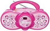 Barbie Bloombox BAR201 Portable CD Boombox with AM/FM Radio