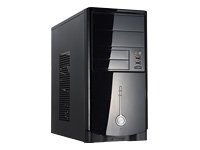 COMPUCASE Mikro ATX Mini Tower 2x13,34cm+ 2x 8,89cm ext 1x8,89/6,4cm int. Front USB+Audio  Preisvergleich