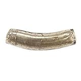 Foil Glass Tube, Smoky Gray, 10 x 36mm