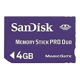 Sandisk 4GB Memory Stick PRO DUO (SDMSPD-4096, Static Pack)