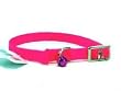 Hamilton 12" x 3/8" Snag-Proof Braided Nylon Safety Cat Collar, Hot Pink