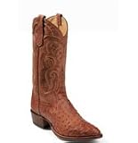 Men's Tony Lama 13 Super Exotic Quill Ostrich Pull On Cowboy Western Boots