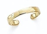 14K Polished Band Toe Ring - GH23213