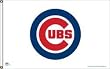 Chicago Cubs 3' x 5' White Flag by Rico Tag