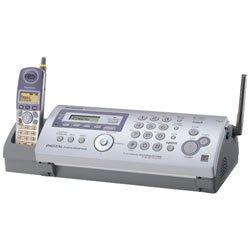 Panasonic Plain Paper Fax KX FG2451 w/ 2.4 ghz Cordless Phone Digital Answering Machine