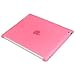 LUVVITT Glaze Smooth Finish Hard Back Cover Compatible with Smart Cover for iPad 3 and iPad 2 - Pink