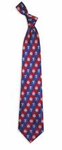 Texas Rangers Pattern 1 All Silk Adult Tie from Eagles Wings