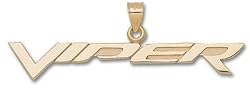 Dodge "Viper" 7/16" Charm/Pendant -14K/10K, Stainless Steel or Gold Plated