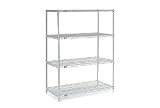 54'H Nexel Chrome Wire Shelving - 48'W X 30'D
