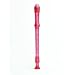 Yamaha YRS-20 Soprano Translucent Recorder with Baroque Fingering, Translucent Pink