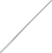 22" Rhodium Plated Franco Chain Necklace