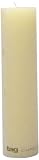 Tag 100071 3-Inch by 12-Inch Unscented Long Burning Pillar Candle, Ivory