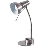 Flex Brushed Chrome Mains Desk Lamp - L941