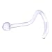 18 Gauge Clear Acrylic Dome Nose Screw Retainer