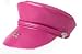 Large Magenta Flat Biker Hat for Dogs