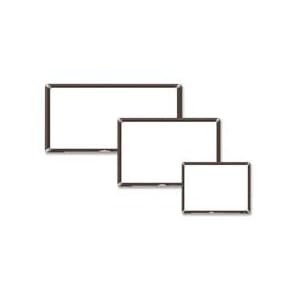 3M Commercial Office Supply Div. : Dry-Erase Board,w/Marker/Accessory Tray,4\’x3\’,Mahogany -:- Sold as 2 Packs of – 1 – / – Total of 2 Each