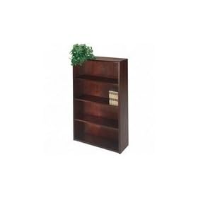 HON 92754NN 92000 Series 36 by 13-1 8 by 57-1 8-Inch Bookcase with 4 Shelves, Mahogany