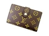 LOUIS VUITTON（ルイ ヴィトン） LOUIS VUITTON ルイヴィトンモノグラム ポルトフォイユ・ヴィエノワがま口財布 M61674 二つ折り財布（小銭入れ付）
