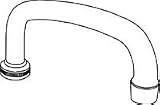 Tools & Hardware : Central Brass SU-363-RA Spout 8-Inch Tube With Aerator Chrome Plated, Chrome
