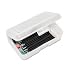 ADVANTUS CORPORATION Gem Polypropylene Pencil Box with Lid, Clear, 8-1/2 x 5-1/2 x 2-1/2