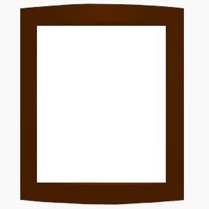 Fine furniture finish walnut with curved moulding