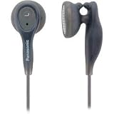 Panasonic RP-HV21-K In-Ear Earbud Heaphones with Built-in Clip (Black)