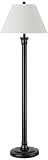 Antique Bronze with Hardback Linen Shade Floor Lamp