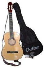 38" NATURAL Acoustic Guitar Starter Package (Guitar, Gig Bag, Strap, Pick, eBook)