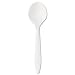 Boardwalk YFW-SSW White Medium Weight Polypropylene Soupspoon (Case of 1000)