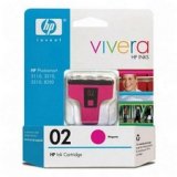 Hewlett-Packard / Inkjet Cartridge, For Photosmart 3210/3310, HP 02, Magenta / HEWC8772WN