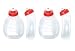 Fuel Belt 8 oz. 4 Pack Bottles-Clear