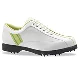 Callaway Lady Newport Golf Shoes : White-Citrone 9