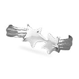 Polished Double Star Toe Ring
