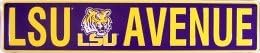 America sports LSU Avenue Louisiana State University Signs