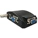 Black BNC and S-Video to VGA Converter Box with WideScreen