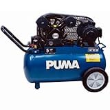 Puma 20-Gallon (Belt Drive) Dual-Voltage Cast-Iron Air Compressor - PK5020