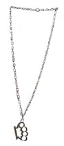 Brass Knuckles Necklace