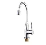 Ciasia Kitchen Faucet,single Handle and Pull Down Spray,starlight Chrome,red-crowned Crane Style