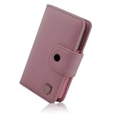 Swiss Leatherware Pink Leather Case "Bank" for Iphone 4, Blackberry 7130e,  ....