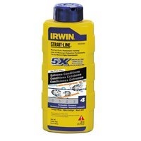 IRWIN Tools STRAIT-LINE Permanent Staining Marking Chalk, Indigo Blue, 6 oz (4935518)